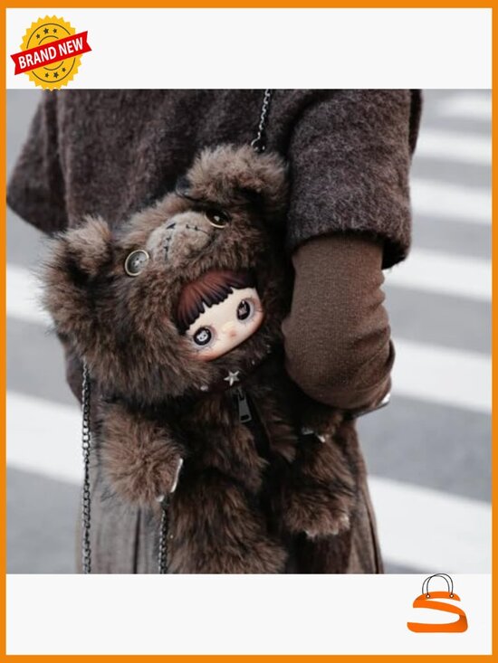 400% Plush Cute Backpack Blind Box Mini Backpack Collectible Bag Doll Series main image 4